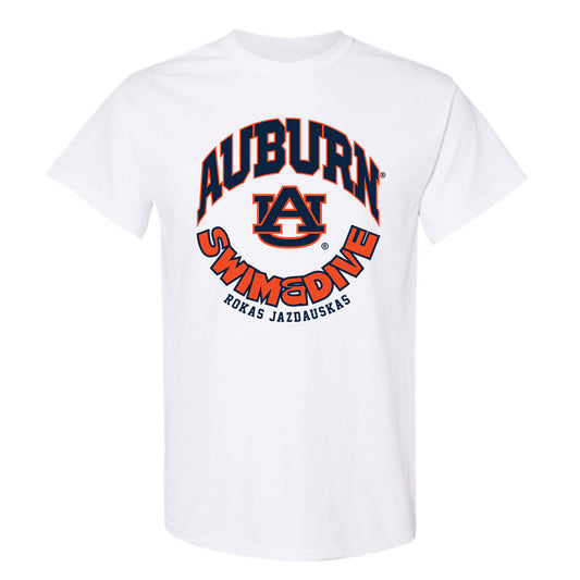 Auburn - NCAA Men's Swimming & Diving : Rokas Jazdauskas - Fashion Shersey T-Shirt-0