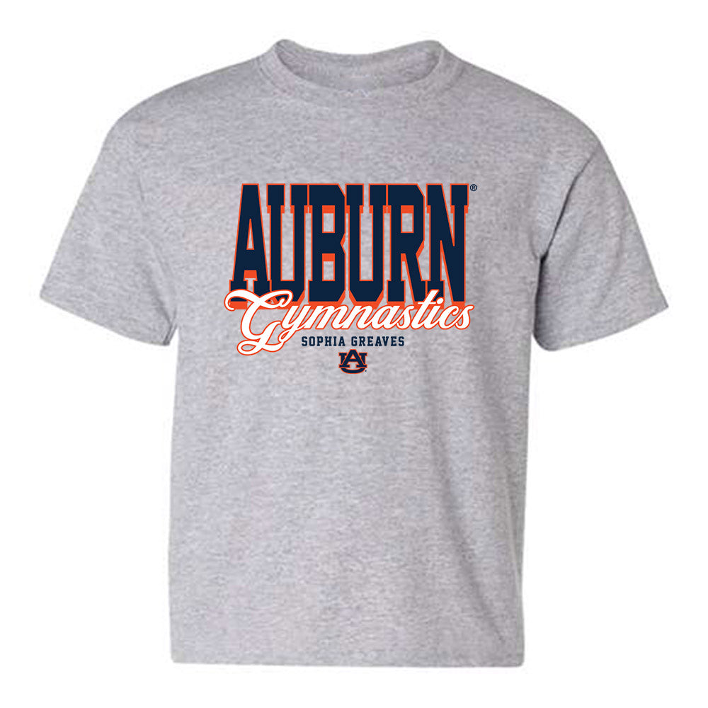 Auburn - NCAA Women's Gymnastics : Sophia Greaves - Fashion Shersey Youth T-Shirt-0