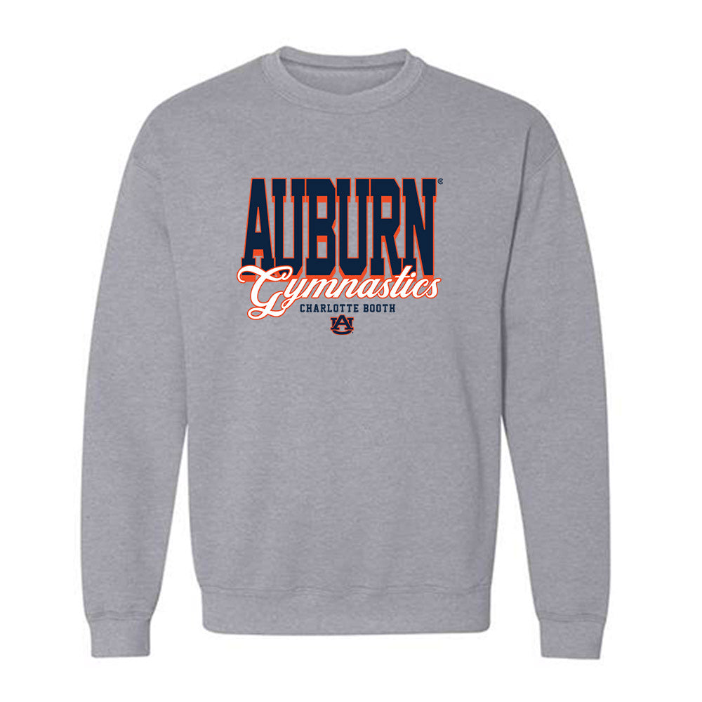 Auburn - NCAA Women's Gymnastics : Charlotte Booth - Fashion Shersey Crewneck Sweatshirt-0