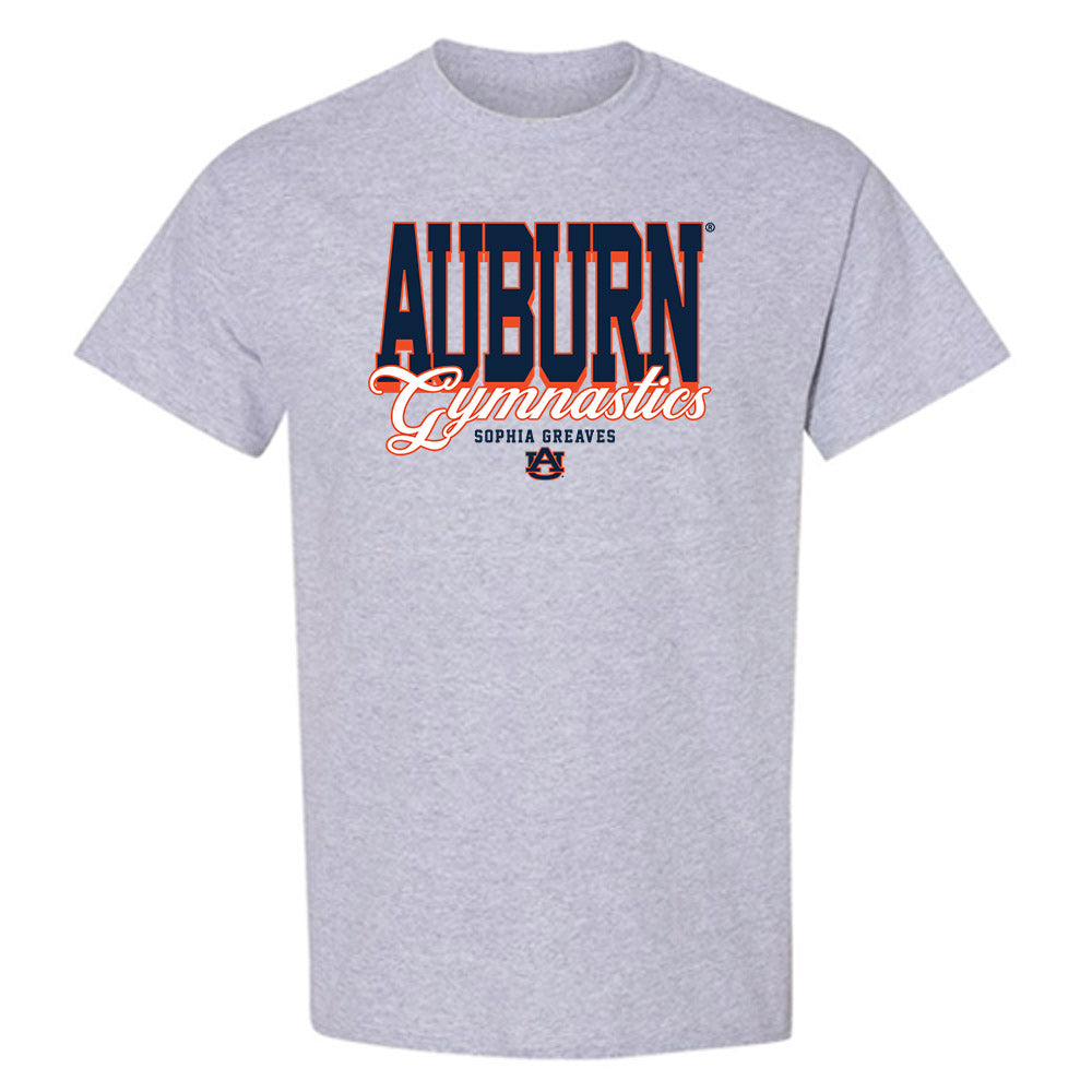 Auburn - NCAA Women's Gymnastics : Sophia Greaves - Fashion Shersey T-Shirt-0