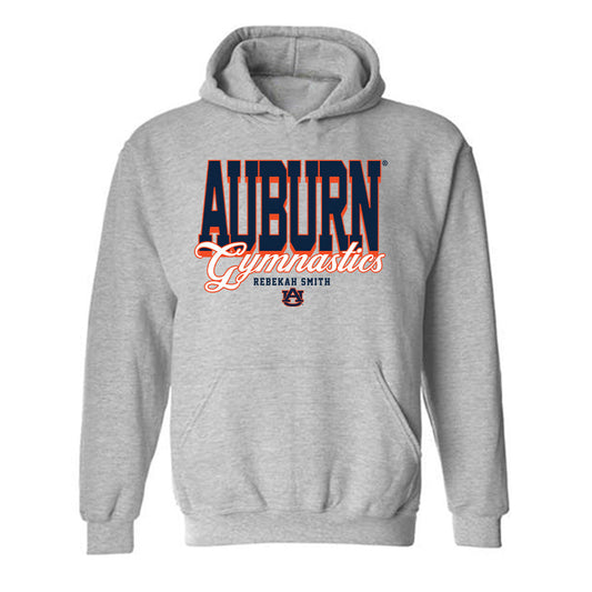 Auburn - NCAA Women's Gymnastics : Rebekah Smith - Fashion Shersey Hooded Sweatshirt-0