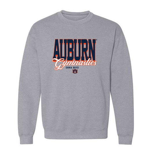 Auburn - NCAA Women's Gymnastics : Emma Boyd - Fashion Shersey Crewneck Sweatshirt-0