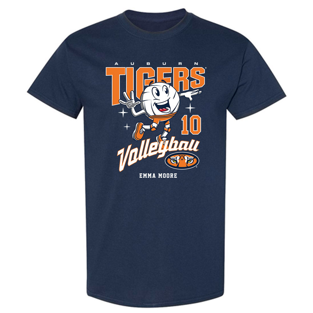 Auburn - NCAA Women's Volleyball : Emma Moore - Fashion Shersey T-Shirt-0