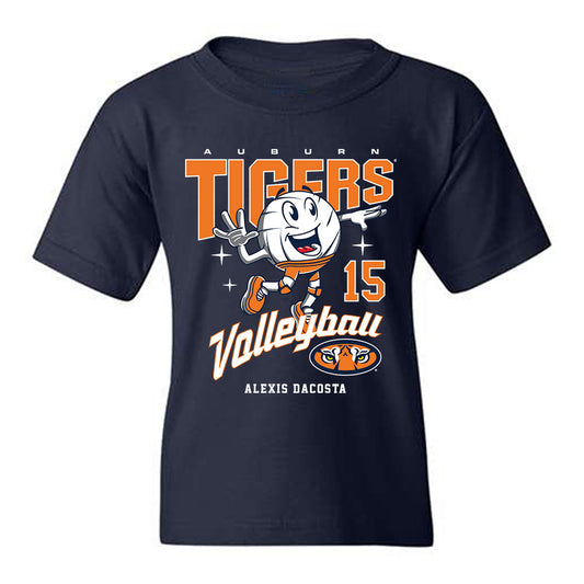 Auburn - NCAA Women's Volleyball : Alexis Dacosta - Fashion Shersey Youth T-Shirt-0