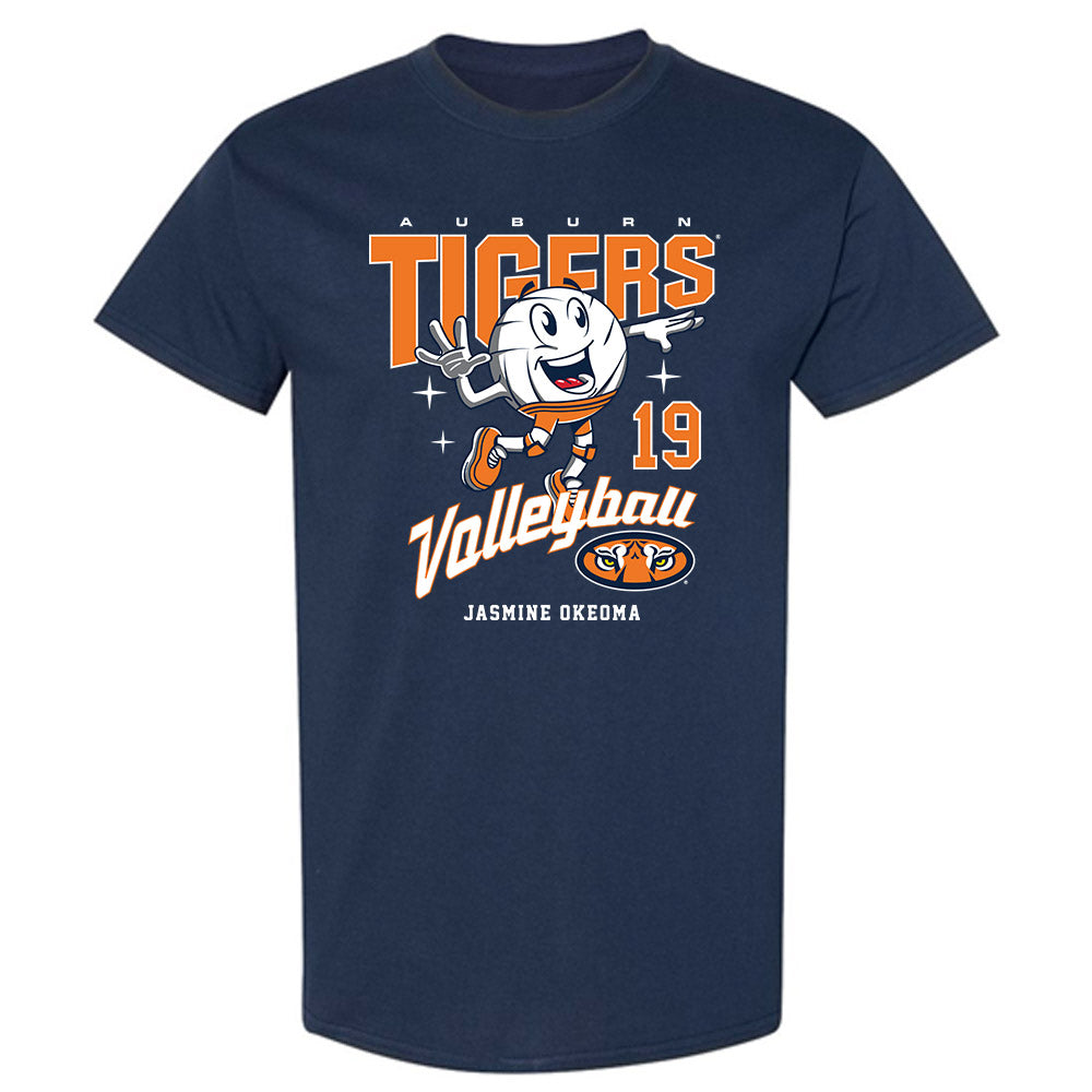 Auburn - NCAA Women's Volleyball : Jasmine Okeoma - Fashion Shersey T-Shirt-0