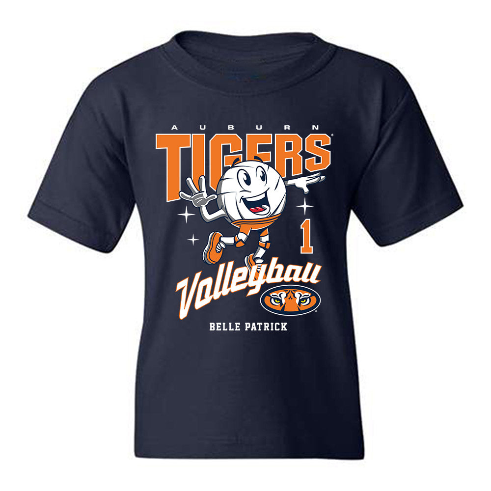 Auburn - NCAA Women's Volleyball : belle patrick - Fashion Shersey Youth T-Shirt-0