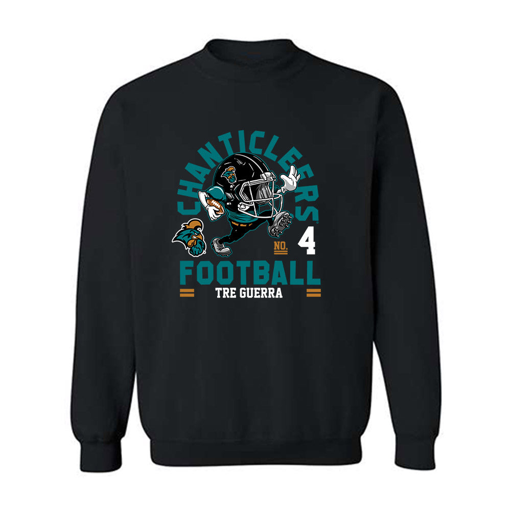Coastal Carolina - NCAA Football : Tre Guerra - Fashion Shersey Crewneck Sweatshirt-0