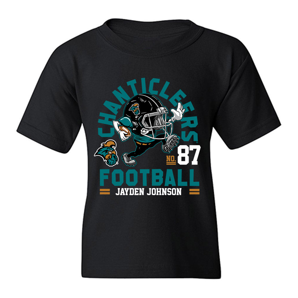 Coastal Carolina - NCAA Football : Jayden Johnson - Fashion Shersey Youth T-Shirt-0