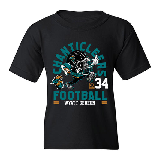Coastal Carolina - NCAA Football : Wyatt Gedeon - Fashion Shersey Youth T-Shirt-0