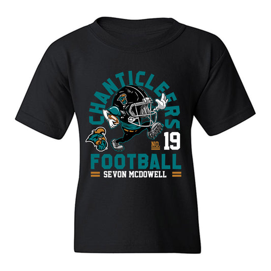 Coastal Carolina - NCAA Football : Se'Von McDowell - Fashion Shersey Youth T-Shirt-0
