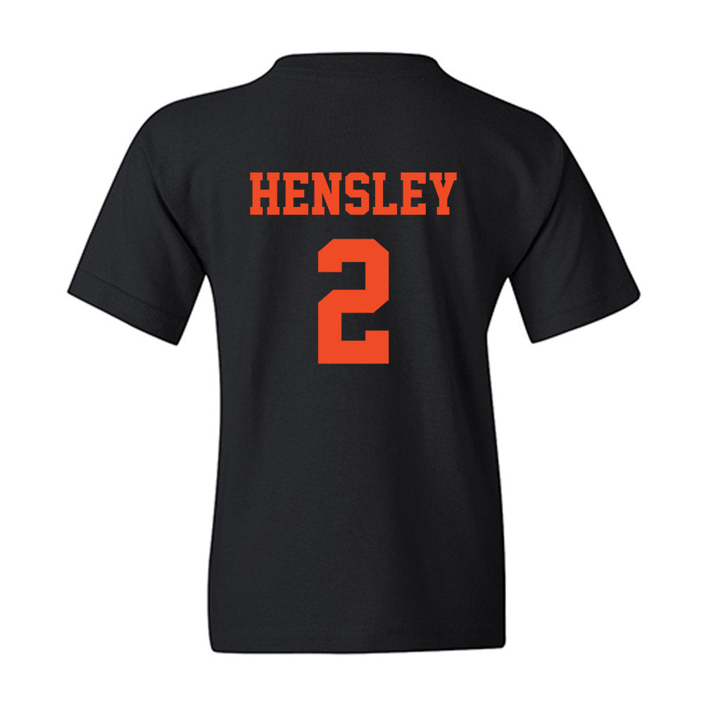 Campbell - NCAA Baseball : Connor Hensley - Youth T-Shirt-1