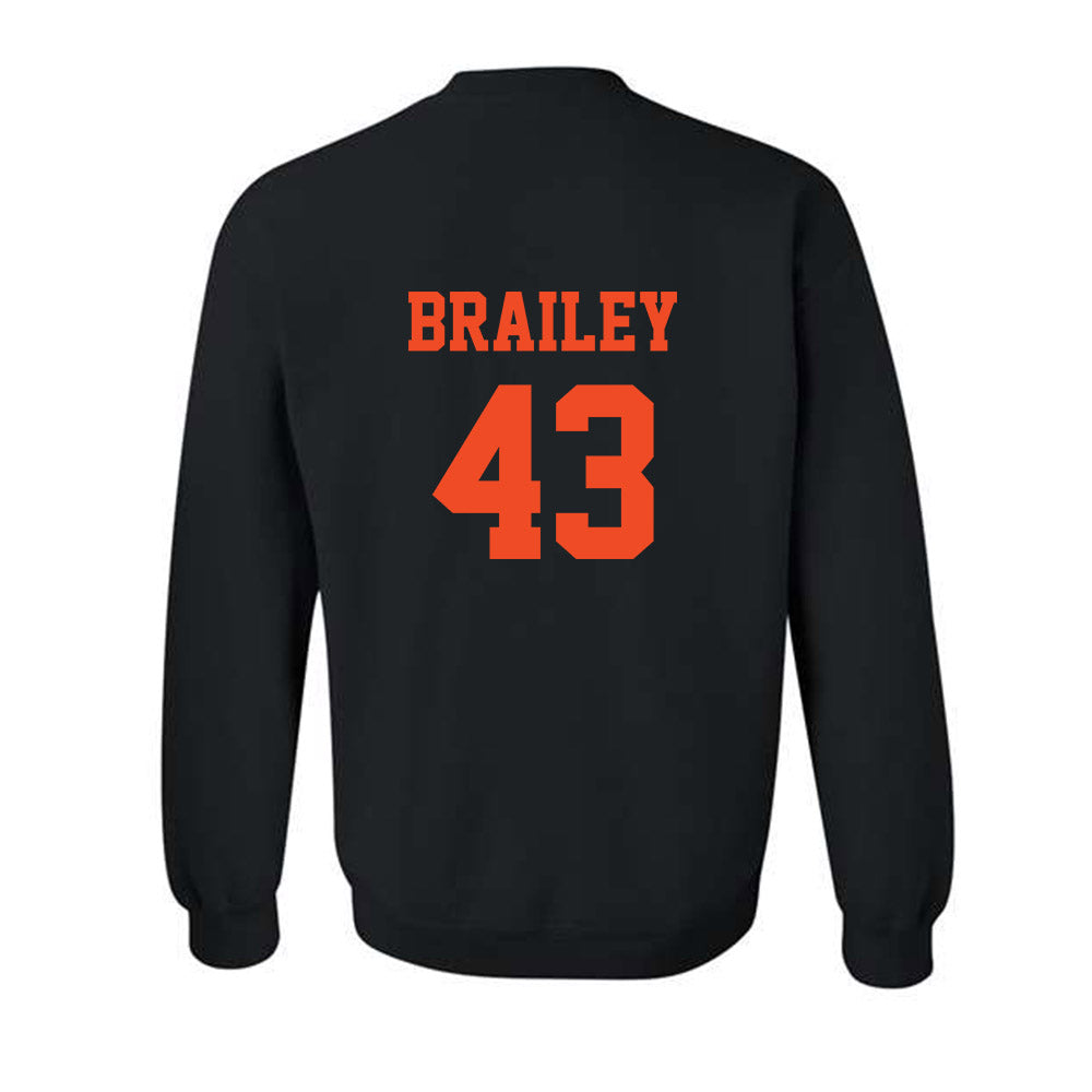 Campbell - NCAA Baseball : Beau Brailey - Crewneck Sweatshirt-1