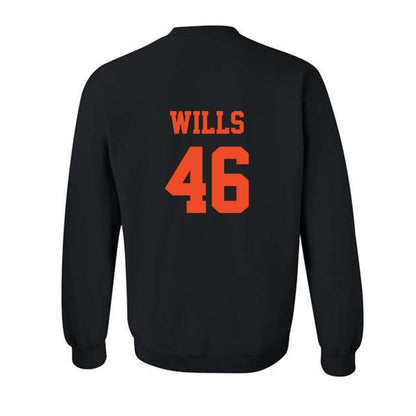 Campbell - NCAA Baseball : Houston Wills - Crewneck Sweatshirt-1