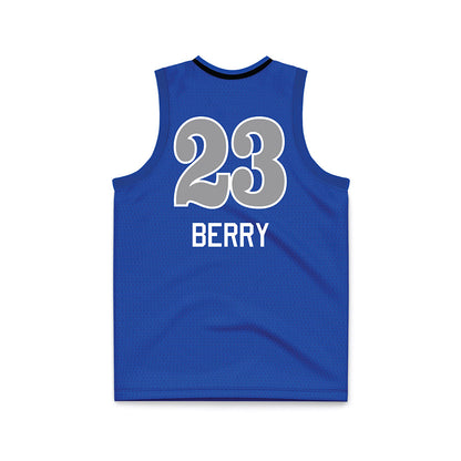 UNC Asheville - NCAA Women's Basketball : Tremiyah Berry - Royal Basketball Jersey-1