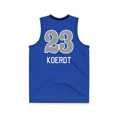 UNC Asheville - NCAA Women's Basketball : Jaidyn Koerdt - Royal Basketball Jersey-1