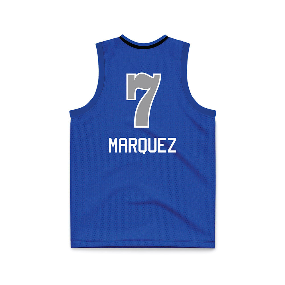 UNC Asheville - NCAA Women's Basketball : Aileen Marquez - Royal Basketball Jersey-1