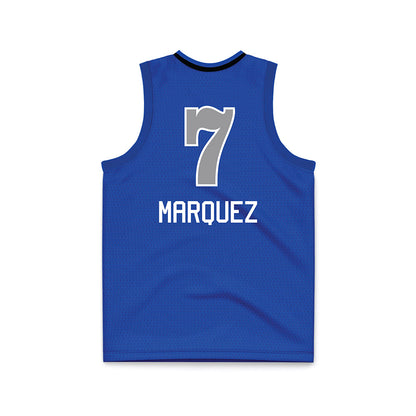 UNC Asheville - NCAA Women's Basketball : Aileen Marquez - Royal Basketball Jersey-1