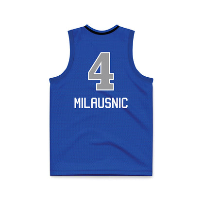 UNC Asheville - NCAA Women's Basketball : Riley Milausnic - Royal Basketball Jersey-1
