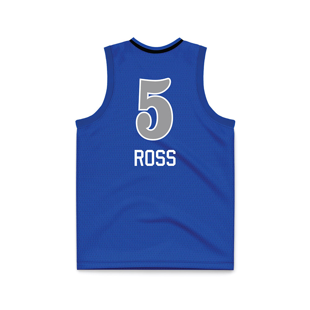UNC Asheville - NCAA Women's Basketball : Sophia Ross - Royal Basketball Jersey-1
