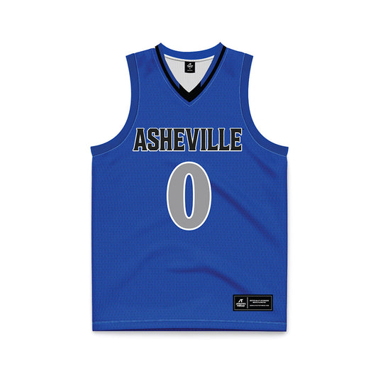 UNC Asheville - NCAA Women's Basketball : Taliya Council - Royal Basketball Jersey-0