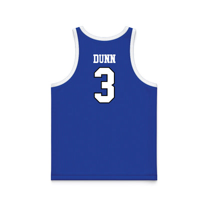 UNC Asheville - NCAA Men's Basketball : Khayri Dunn - Royal Basketball Jersey-1