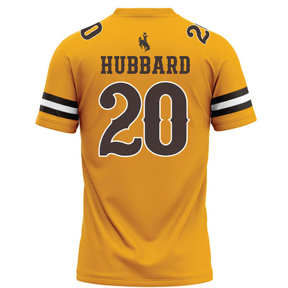 Wyoming - NCAA Football : Diore Hubbard - Gold Football Jersey-1