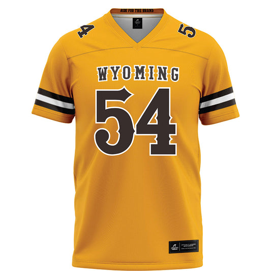 Wyoming - NCAA Football : MacGregor Byers - Gold Football Jersey-0