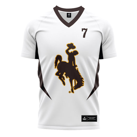 Wyoming - NCAA Women's Soccer : Jayla Espinosa - Soccer Jersey-0