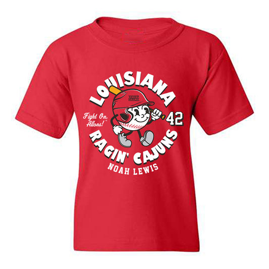 Louisiana - NCAA Baseball : Noah Lewis - Fashion Shersey Youth T-Shirt-0