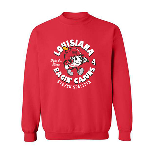 Louisiana - NCAA Baseball : Steven Spalitta - Fashion Shersey Crewneck Sweatshirt-0