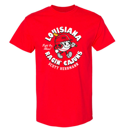 Louisiana - NCAA Baseball : Scott Herrmann - Fashion Shersey T-Shirt-0