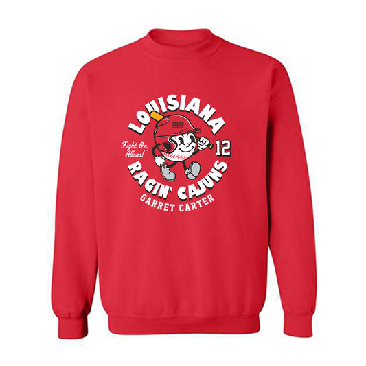 Louisiana - NCAA Baseball : Garret Carter - Fashion Shersey Crewneck Sweatshirt-0