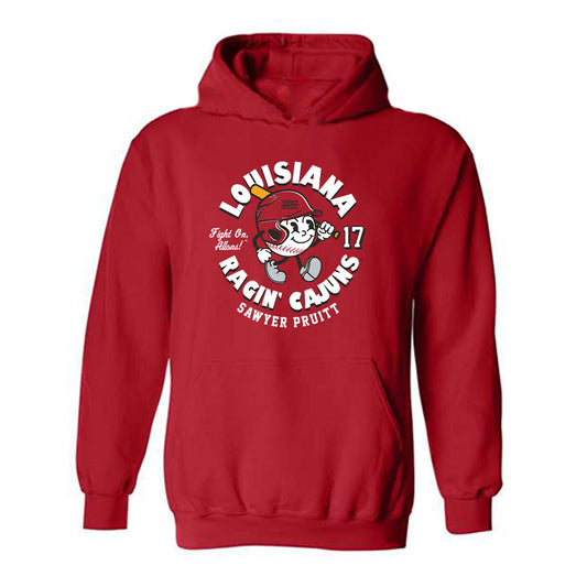 Louisiana - NCAA Baseball : Sawyer Pruitt - Fashion Shersey Hooded Sweatshirt-0