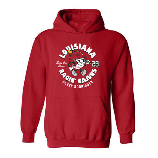 Louisiana - NCAA Baseball : Blaze Rodriguez - Fashion Shersey Hooded Sweatshirt-0