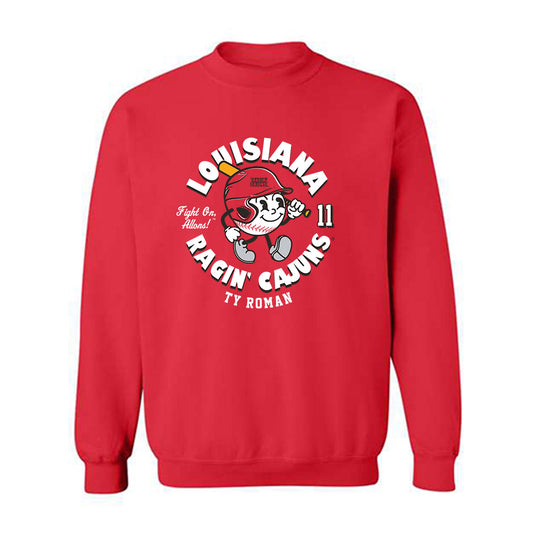 Louisiana - NCAA Baseball : Ty Roman - Fashion Shersey Crewneck Sweatshirt-0