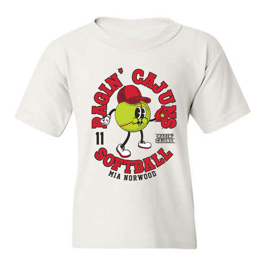 Louisiana - NCAA Softball : Mia Norwood - Fashion Shersey Youth T-Shirt-0