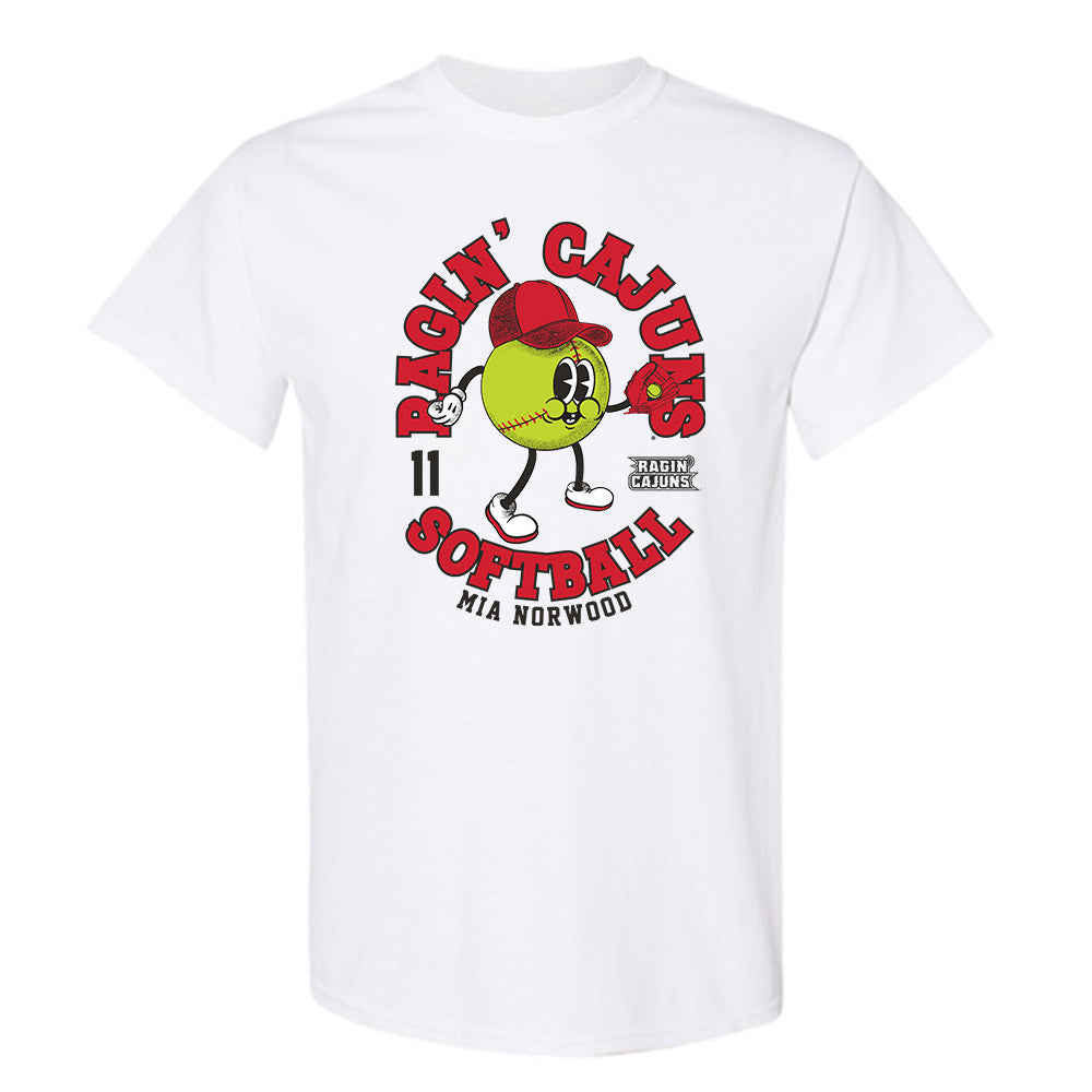 Louisiana - NCAA Softball : Mia Norwood - Fashion Shersey T-Shirt-0