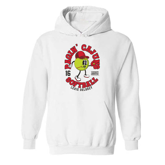 Louisiana - NCAA Softball : Lexie Delbrey - Fashion Shersey Hooded Sweatshirt-0