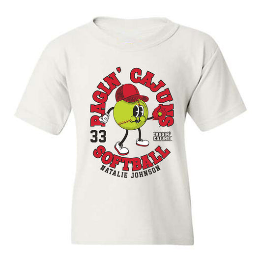 Louisiana - NCAA Softball : Natalie Johnson - Fashion Shersey Youth T-Shirt-0