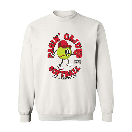 Louisiana - NCAA Softball : Zoe' Harrington - Fashion Shersey Crewneck Sweatshirt-0