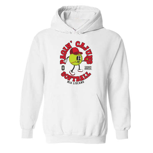 Louisiana - NCAA Softball : Mia Liscano - Fashion Shersey Hooded Sweatshirt-0