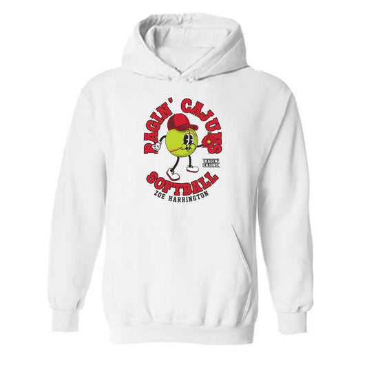 Louisiana - NCAA Softball : Zoe' Harrington - Fashion Shersey Hooded Sweatshirt-0
