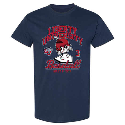 Liberty - NCAA Baseball : Riley Gibson - Fashion Shersey T-Shirt-0