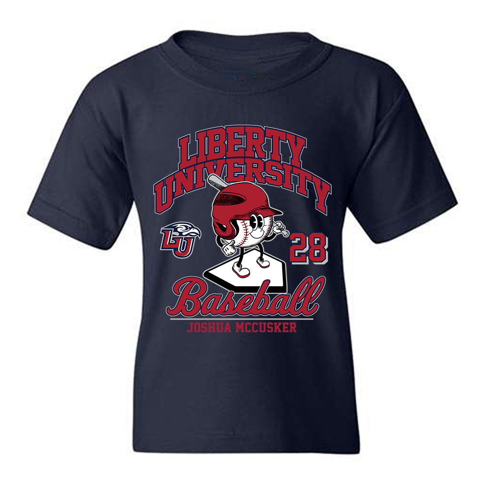 Liberty - NCAA Baseball : Joshua Mccusker - Fashion Shersey Youth T-Shirt-0