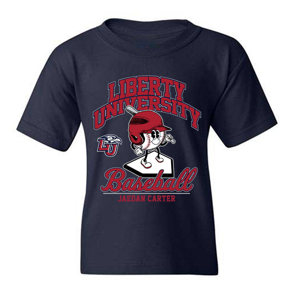 Liberty - NCAA Baseball : Jaedan Carter - Fashion Shersey Youth T-Shirt-0