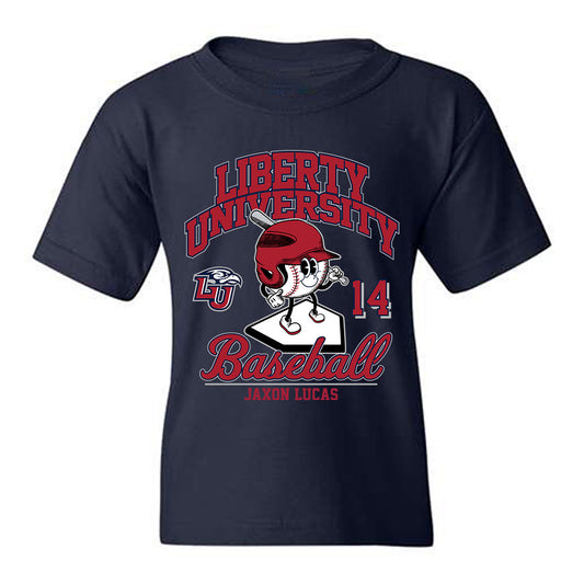 Liberty - NCAA Baseball : Jaxon Lucas - Fashion Shersey Youth T-Shirt-0