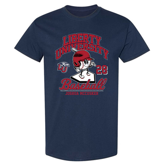 Liberty - NCAA Baseball : Joshua Mccusker - Fashion Shersey T-Shirt-0