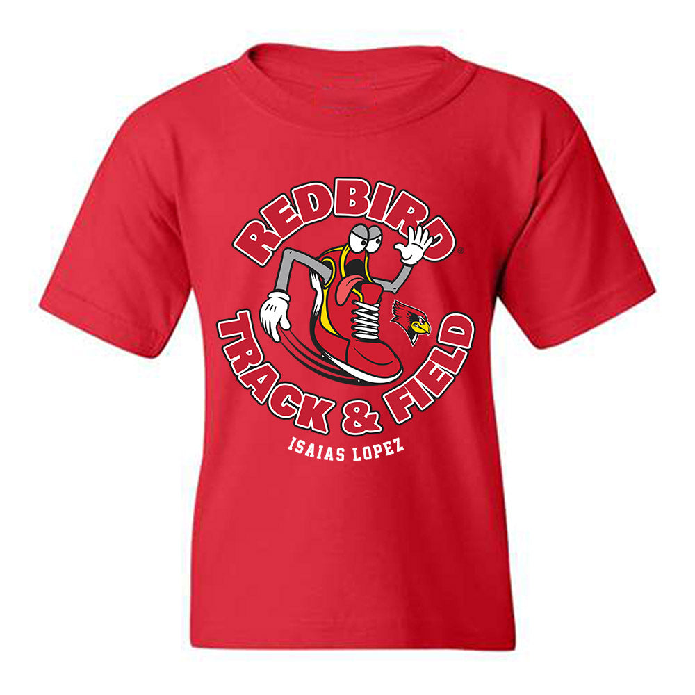 Illinois State - NCAA Men's Track & Field : Isaias Lopez - Fashion Shersey Youth T-Shirt-0