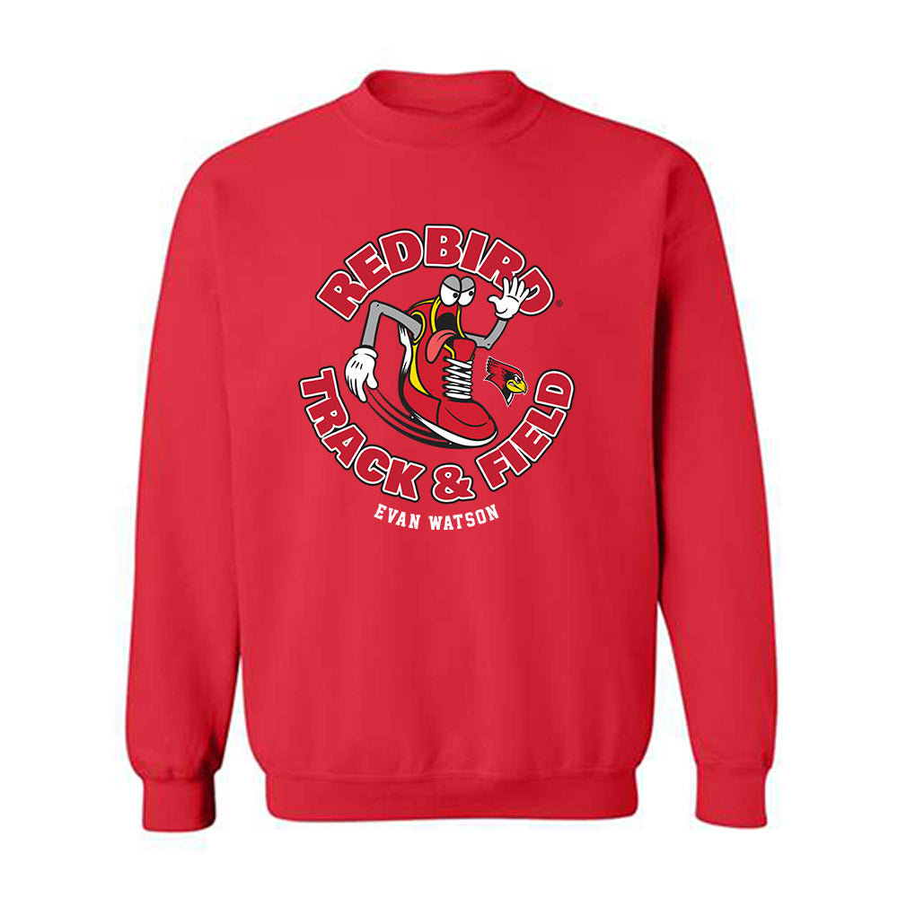 Illinois State - NCAA Men's Track & Field : Evan Watson - Fashion Shersey Crewneck Sweatshirt-0