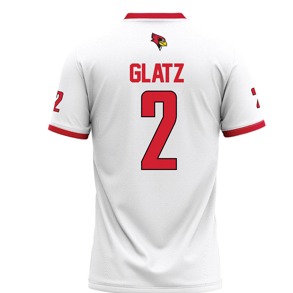 Illinois State - NCAA Football : Seth Glatz - White Football Jersey-1